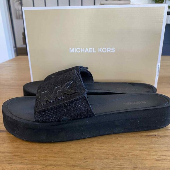 Michael Kors black sandals - Picture 2 of 4